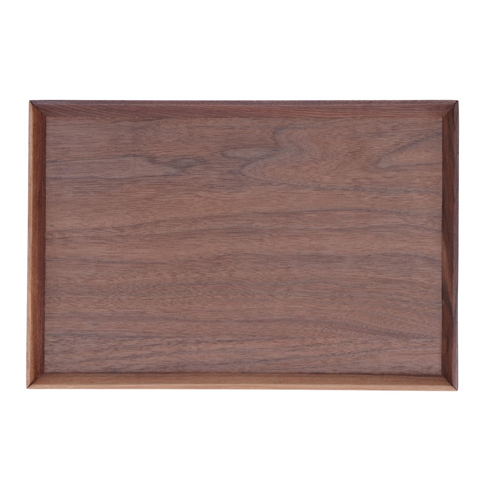

Walnut Wooden Tray Rectangle Serving Tray Tenon Structure Chinese For Tea Fruit Dessert Bread L L 120x60x0.3cm / 47.2x23.6x0.1in