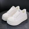 2026 Trendy Leather Platform Women's Shoes - Lightweight, Versatile, Casual, Height-Enhancing, Soft Sole for Spring & Autumn