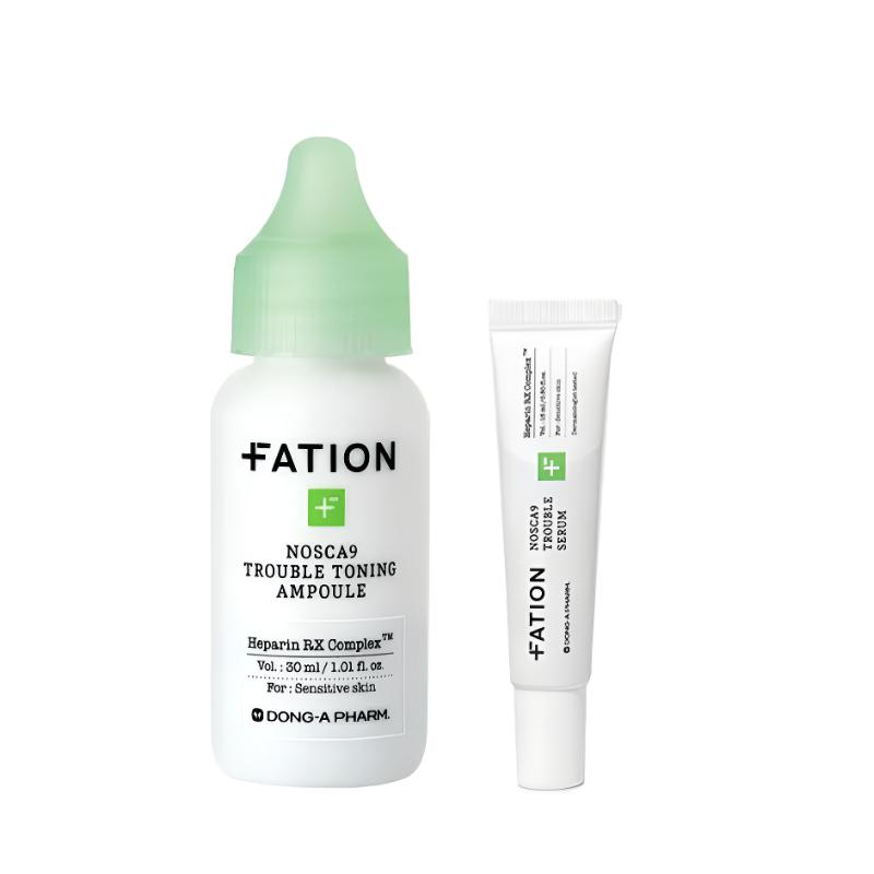 FATION Nosca9 Trouble Ampoule 30ml+Trouble Serum15ml/Olive Young Pick