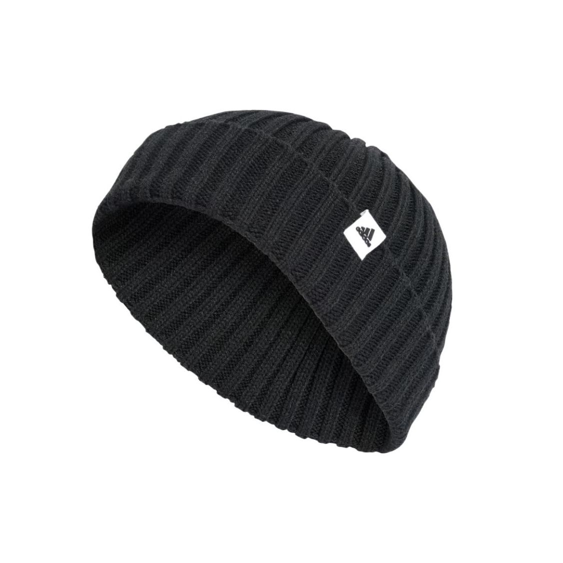 

Adidas Шапка с логотипом из ребристой вязки, флис из переработанного полиэстера, мужская, черная IB2656 OSFW