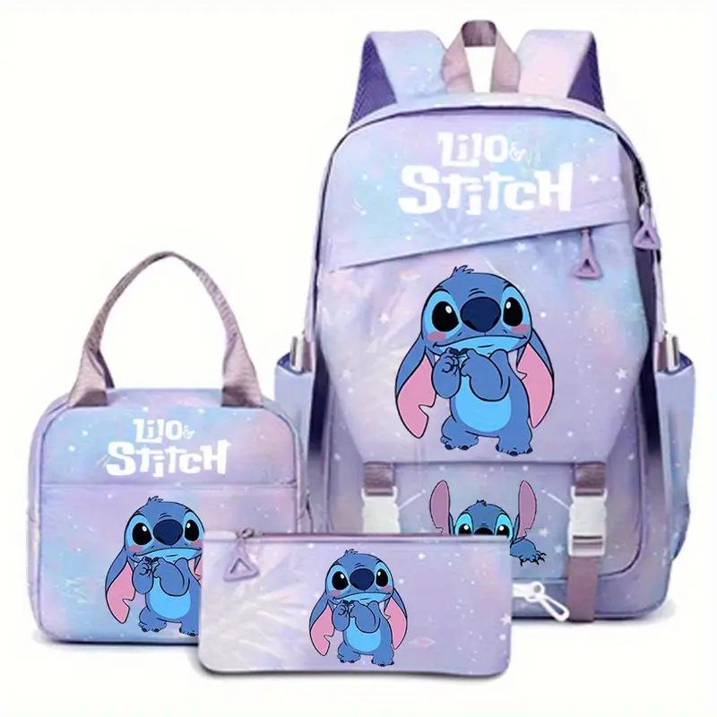 Backpack Level 3 To 6 Girls Pink School Bag Portable Lunch Bag Stationery Pencil Case