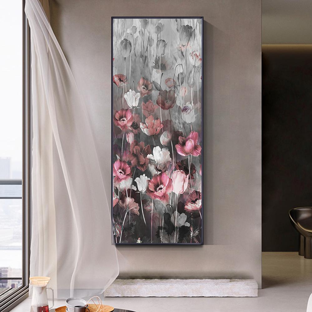 Large Wall Art Painting Poppy Flower Oil Painting Abstract Cuadros HD