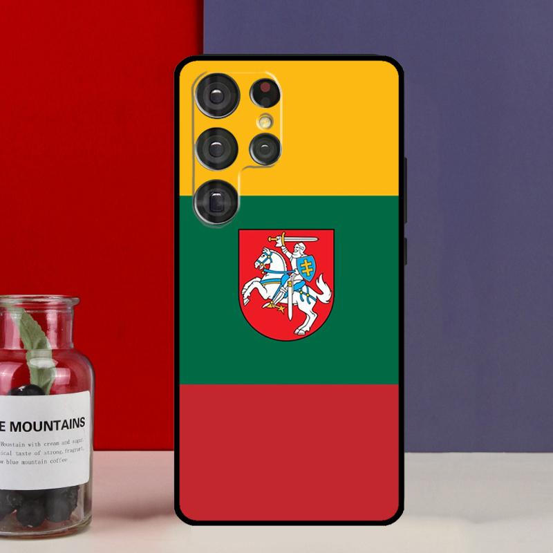 Fashion Lithuania Flag Funda Case For Samsung Galaxy S25 Ultra S9 S10 S20 S21 S22 Plus S23 FE S24 Ultra Phone Cover