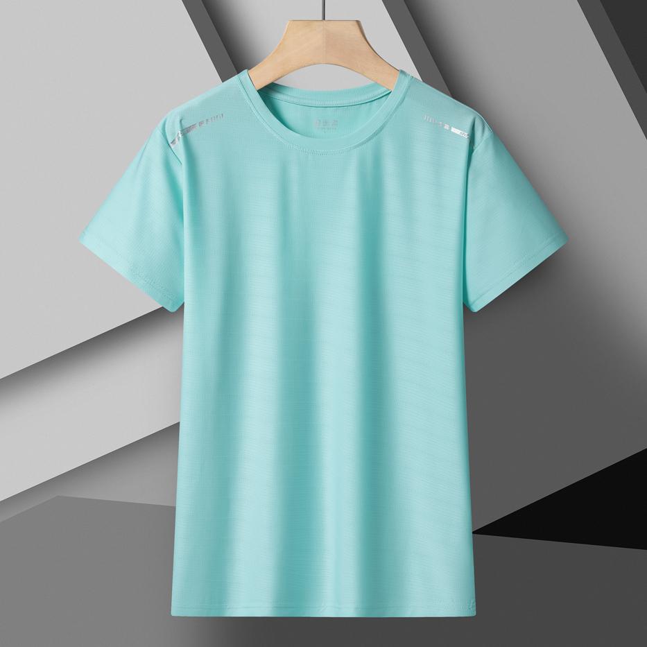 Maglietta da Corsa Riflettente da Donna ad Alta Elasticità Traspirante Asciugatura Rapida Seta di Ghiaccio Top Sportivo per l'Estate Manica Corta Fresca T-shirt Attiva
