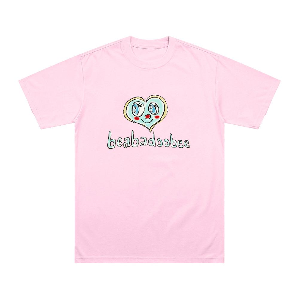 T-shirt Beabadoobee Heart Eyes pour homme et femme, style hip-hop, pop, décontracté, en coton, manches courtes, coupe ample, streetwear
