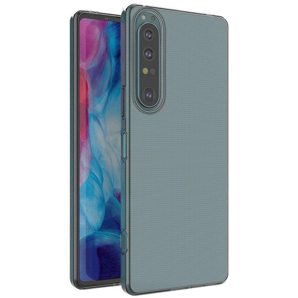 

For Sony Xperia 1 IV TPU Phone Case Bag Super Transparent Ultra Thin Protective Phone Cover A