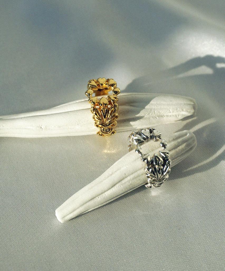 Bizarre Jewelry Angst Blüte Ring