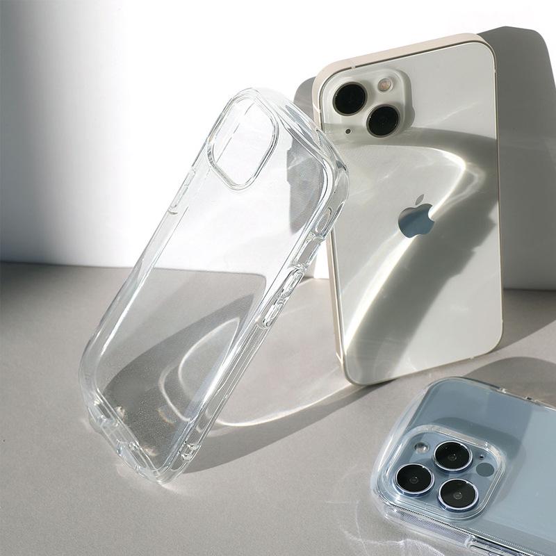 

Slim Waist Transparent Phone Case for iPhone 14 Pro Max & 15 Plus, 12th Gen iPhone 12 Pro Max