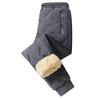 Men's Winter Thick Sports Pants with Added Fleece, Warm Lamb Fleece Sweatpants, Oversized Loose Casual Pants