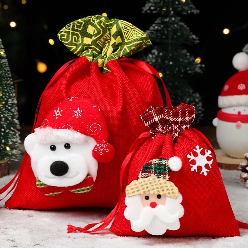 Christmas Eve Apple Gift Set: Peace Apple Candy Bag for Kids