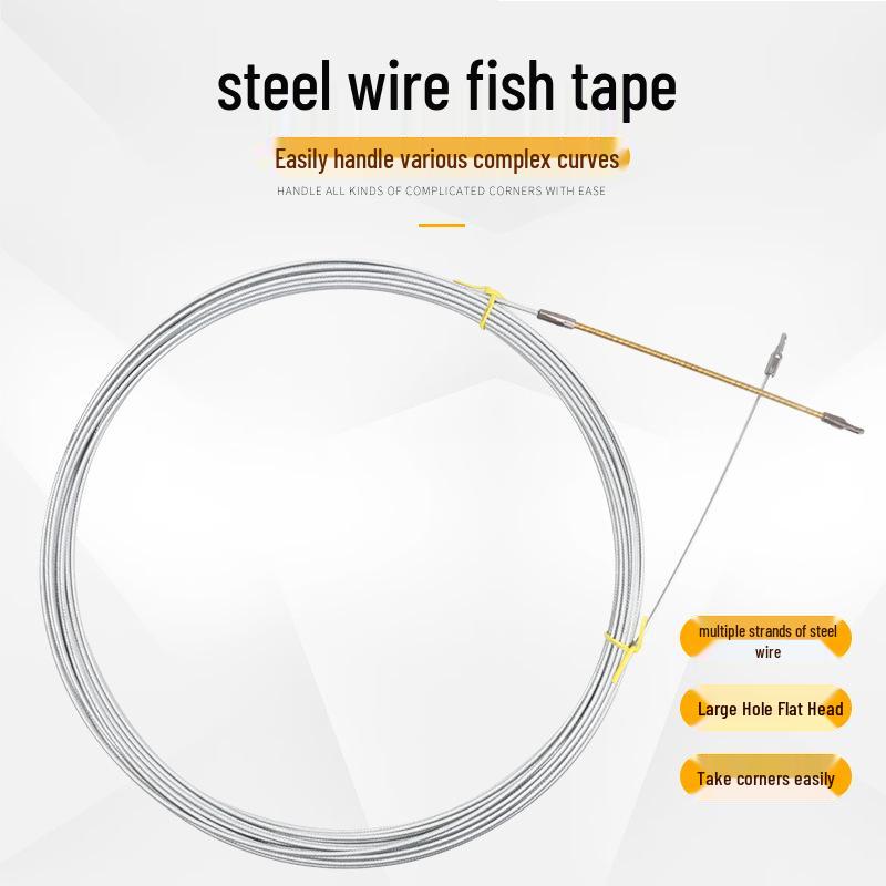 Electrician's Steel Wire Cable Threader & Puller