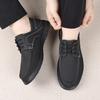 Men's Shoes 2025 Spring New Cowhide Low-top Soft-soled Casual Middle-aged Leather Shoes Men 2025