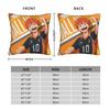 Haikyuu Shoyo Hinata Quadratische Kissenbezüge Polyester Zimmer Dekokissenbezug Kreativ 4040
