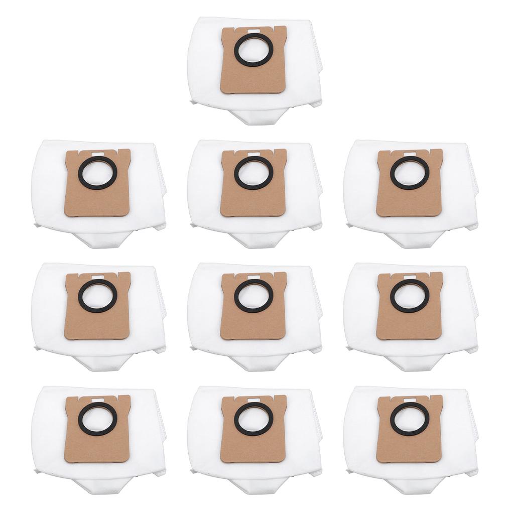 10Pcs Sweeping Robot Dust Bag Non Woven Fabric Robot Vacuum Dust Bag for X10+ X20+ for L10s Ultra