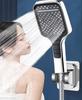 High Pressure Shower Head with Handheld 7 Spray Modes shower head, detachable  high pressurewith Stainless Hose and Adjustable Mount hand held