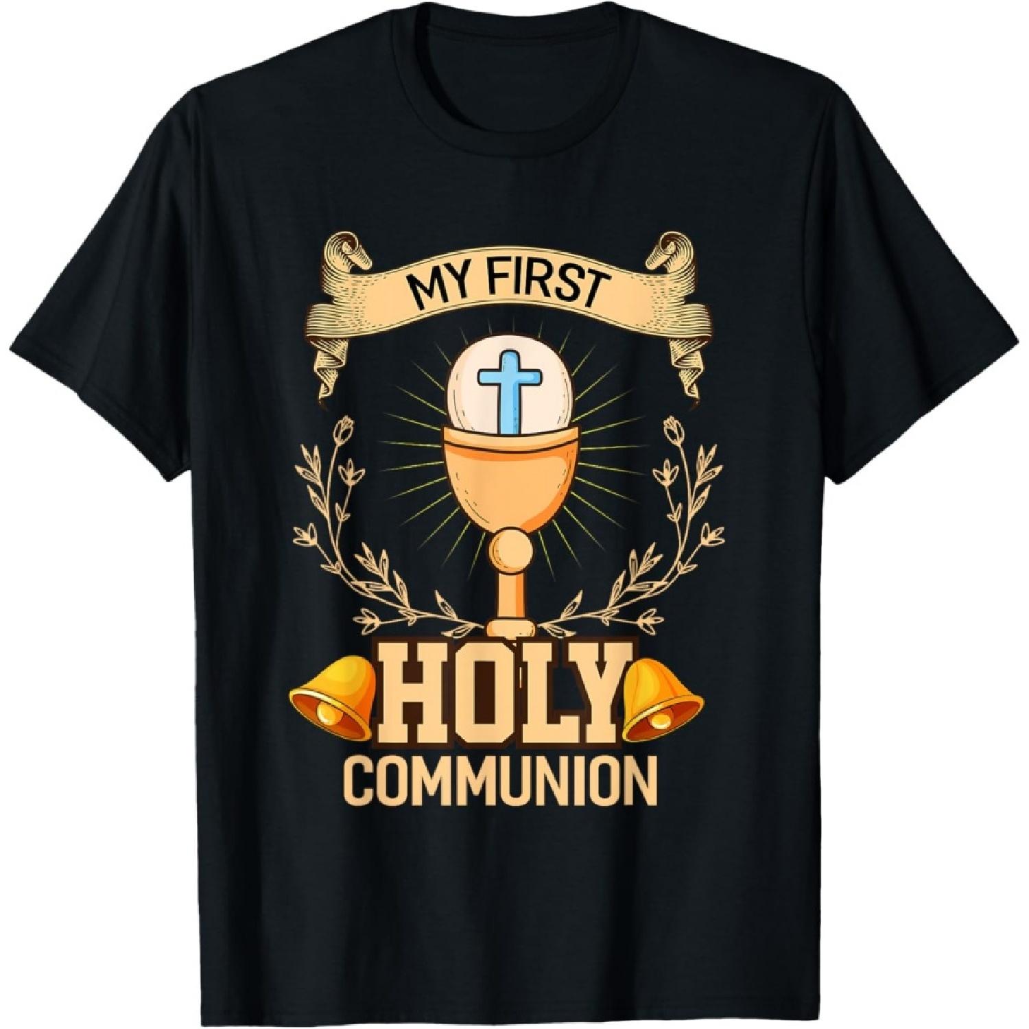 Мое Первое Причастие Католическая церемония Получение Евхаристии Футболка S