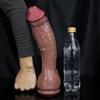 Realistic Huge 18+ Dildos For Women-Anal Vaginal G-spot Stimulation Penis Adult Sex Toys With Real Skin Testicles-Big Glans Adult Sex Toys For Women