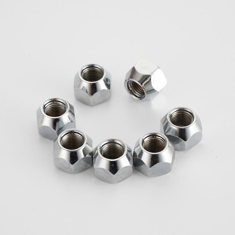 10 pièces Hauteur 16mm Écrous de Roue M12x1.25,M12x1.5, M14x1.5,1/2"-20 Écrous de Roue de Remorque Acorn 21mm Hexagonal