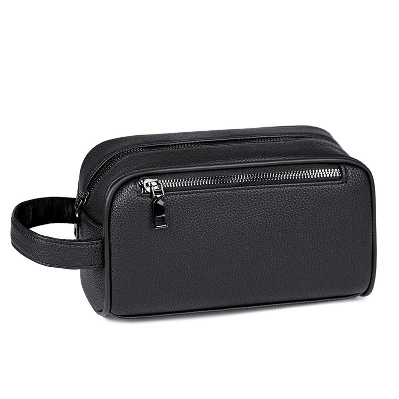 Fashion Causal Men's Bag Handbag High Quality PU Leather Clutch Bags Money Purse For Men Wasit Strap Wallets Man Pouch Bolsos