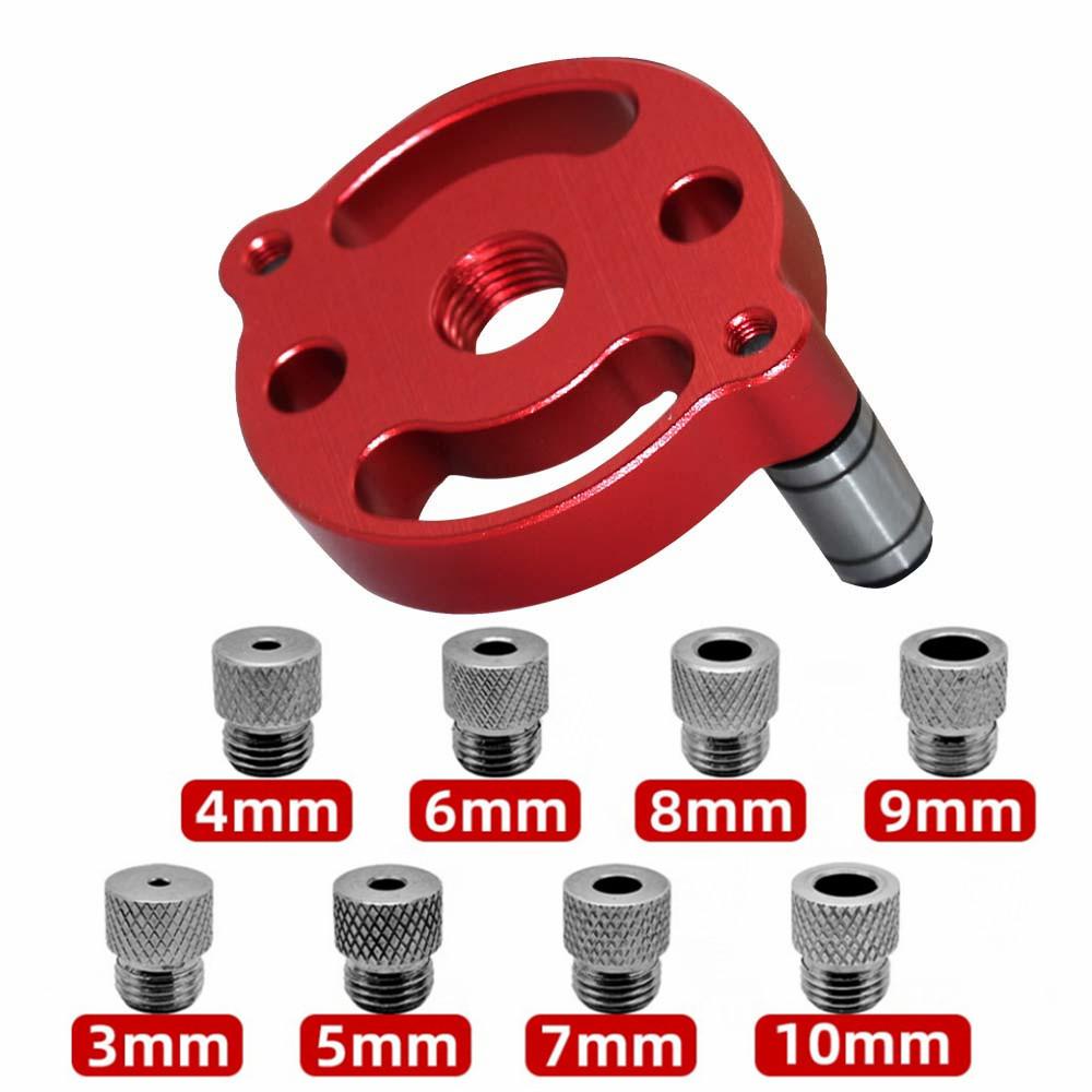 

Handheld Drill Guide Self Center Dowel Jig for Straight Holes Wood Panel Hole Puncher Locator Woodworking Joints Tool
