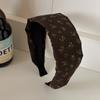 Sweet Wash Face Hair Band Wide Side Hair Accessories French Polka Dots Headband  For Women Girls