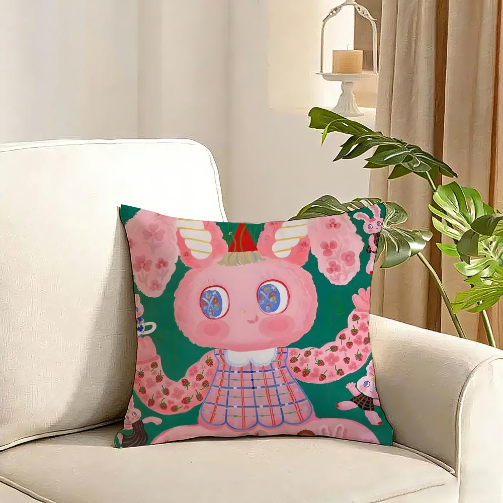 Art KKima artist Cushion Cover Reversible Plush Pillow Cover Soft Fluffy Home Decor for Sofa Bedroom