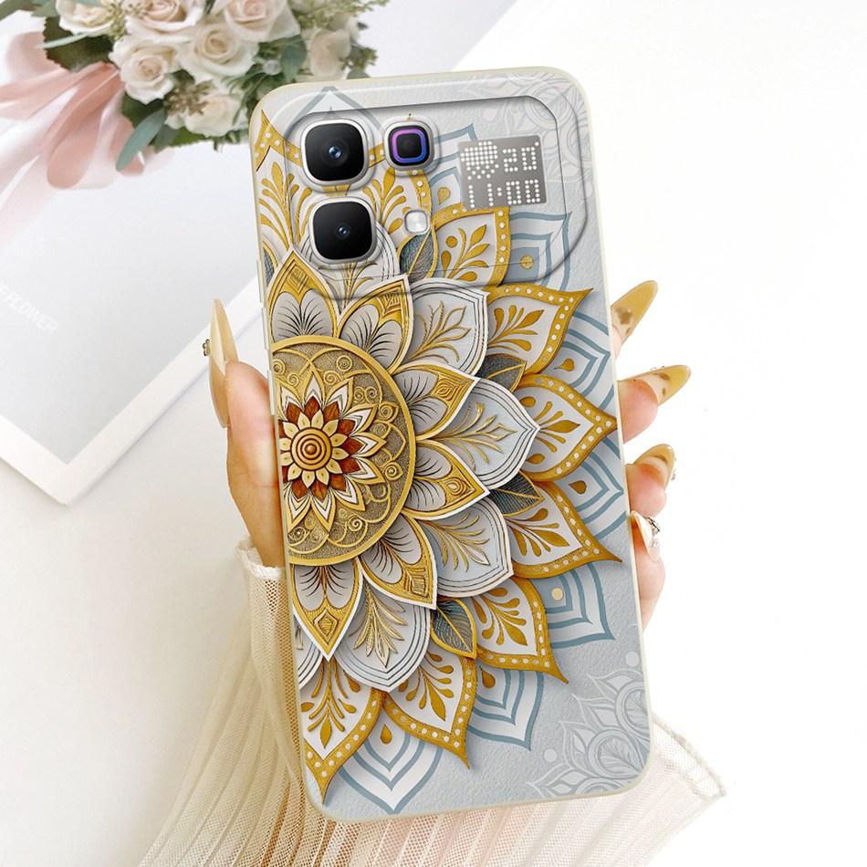 For Infinix Note 60 Pro Note60 Cute Cat Flower Cartoon Phone Case For Infinix Note 60 60Pro 5G Soft Silicone Covers Bumpers