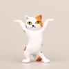 Cute Cats Pen Holder Funny Cat Doll Ornaments Plastic Crafts Earphone Support Room Office Desk Home Decoration Accessories