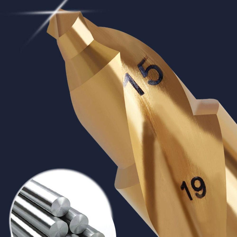 Foret de levage PPR plaqué titane 4:Jeu d'alésoirs étagés 6 ⁄ 1 pouce pour réparation de tuyaux d'eau