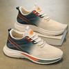 Spring outdoor mesh fly-woven sneakers men's shoes