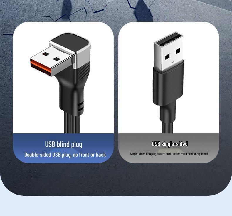 66W Retractable Elbow Splitter Data Cable for Apple, Huawei, Type-C, Fast Car Charging