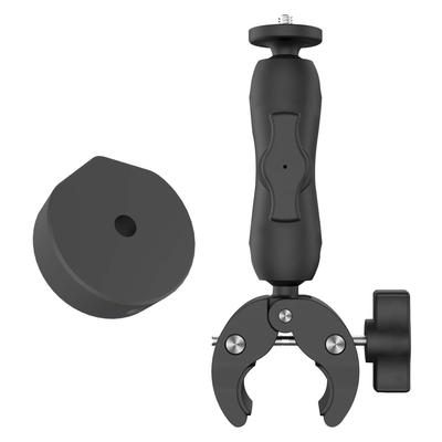 Pole Clamp Mount for Mini Satellite Device Universal Adjustable Angle Bracket with Adapter On RV