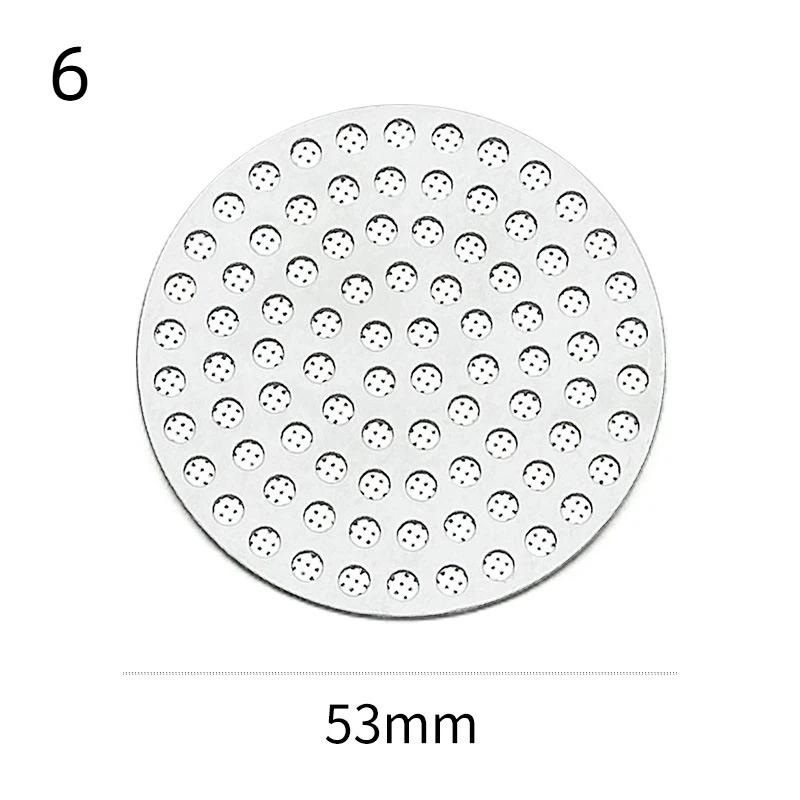 51/53/58Mm Reusable Coffee Puck Screen 316 Stainless Steel Double Layer Coffee Filter Fine Mesh Professional Espresso Accessory