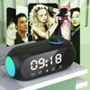 S18 Bluetooth Mini Speaker with Night Light, Subwoofer, Alarm Clock, and Desktop Functionality