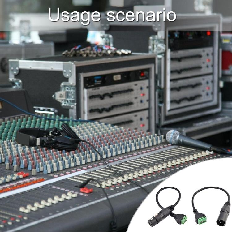 High Conductivity Copper XLR Adapter for Interference Free Signal Extension in Audios Systems