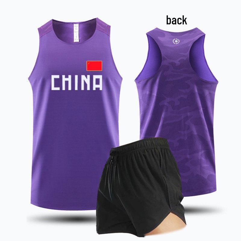 Unisex Chinese Team Athletics Training & Competition Uniform for Students