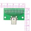 1Pcs Type C 24P 2.54Mm Connector Socket Type-C Male To Female Usb 3.1 Test Pcb Board Adapter For Data Line Wire Cable Transfer