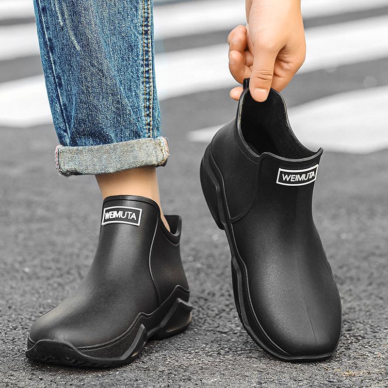 Men's & Women's Trendy Waterproof Rain Boots - Short, Lightweight, Outdoor, Off-Road & Kitchen Use