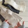 Double-needle Vertical Calf Socks for Girls, Pile Socks for Schoolgirl Style