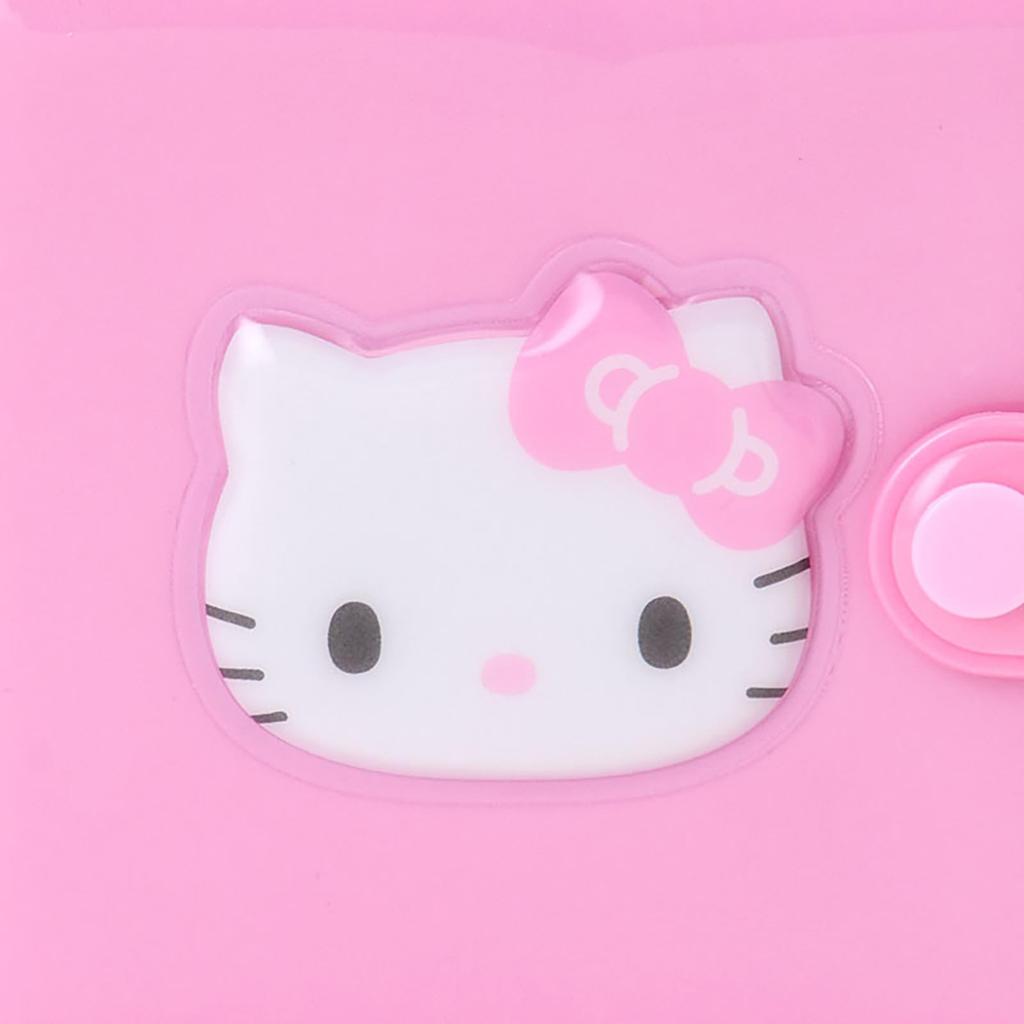 Sanrio Vinyl Wallet Love Hello Hello Kitty Pink PVC Bifold Wallet for Ages 3 and Up (I Kitty) (Product Code 606448)