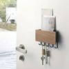 1pc Simple & Creative Storage Box, Key Wall Hook, Wooden Storage Hook, Door Back Hanging Hook, Home Decor, Household Gadget