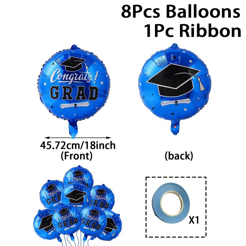 Graduation Balloon Bunch Graduation Party Decoration for Home Congrats Gard Balloons Set Class of 2025 Graduation Party Supplies