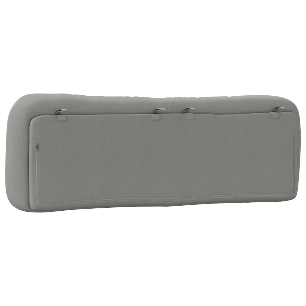 Vidaxl Headboard Cushion, Light Grey, 160 Cm, Fabric