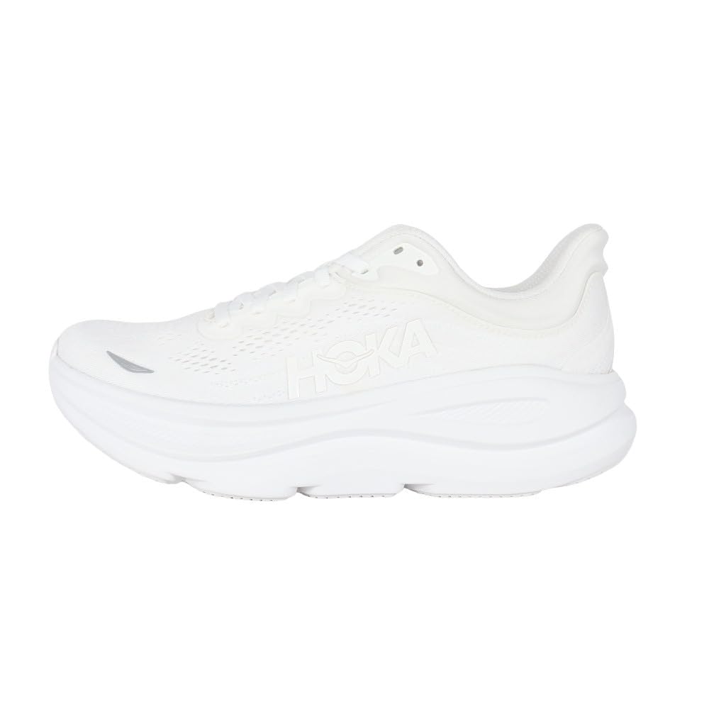 HOKA Bondi Running Jogging Shoes, Shoes, 91162011-WWH (White/Size 25.5/Men's)