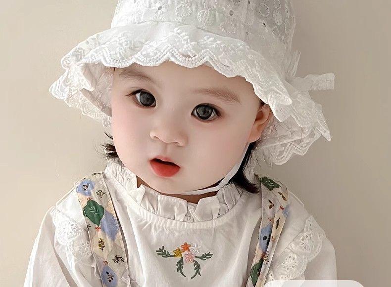 Infant & Child Princess Sun Hat: Summer, Spring, and Autumn Sun Protection