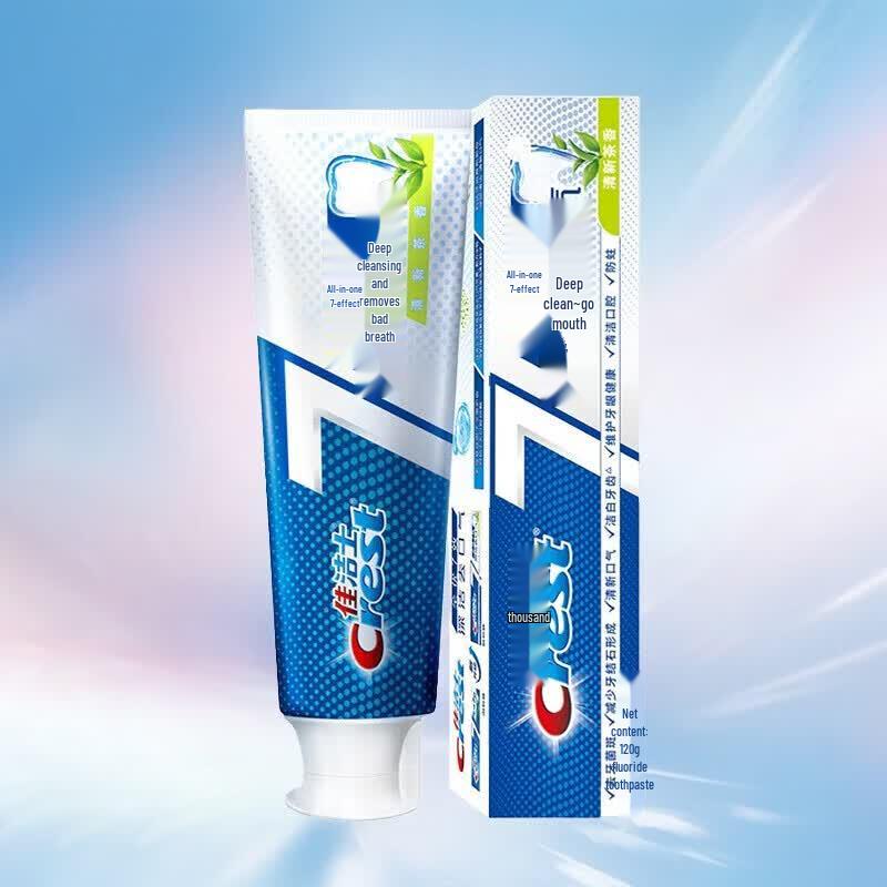 Crest 7-Effect Deep Clean Fresh Tea Toothpaste