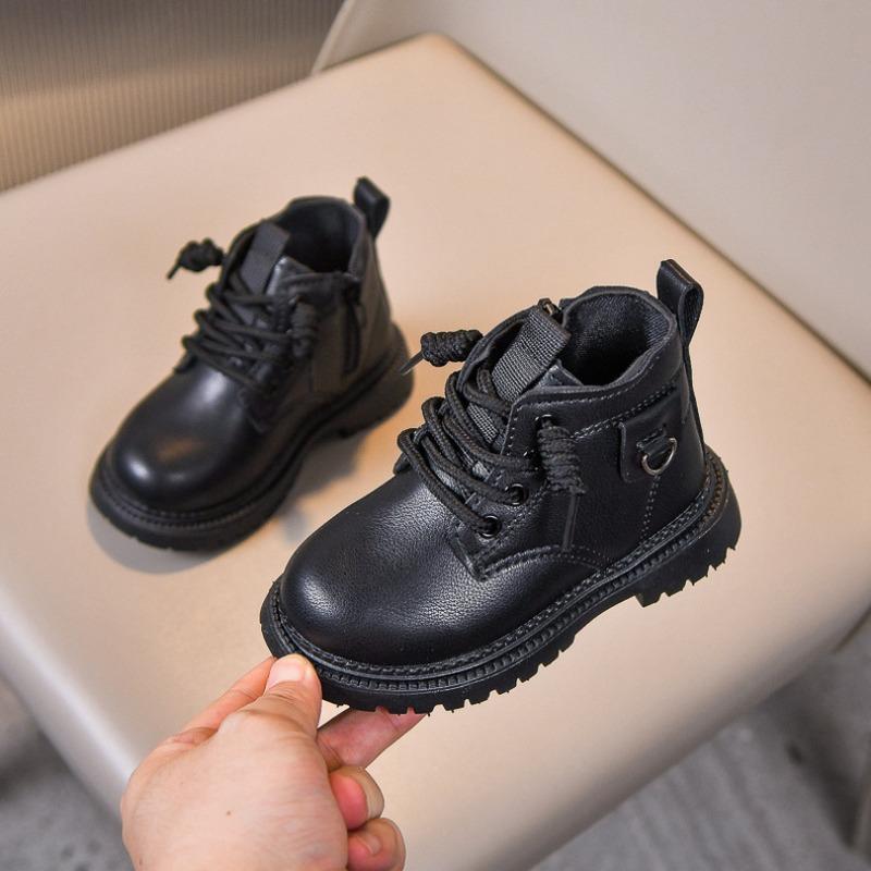 New Children's Soft-Sole Martin Boots | Stylish Yellow Boots for Boys & Girls, Side-Zipper Boots for Toddlers & Young Kids