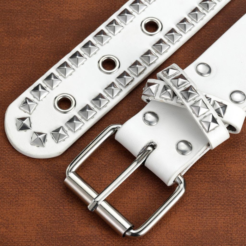 Rivet Belt Belt Women'S Jeans Pin Buckle Belt Universal Blue Decorative Batch