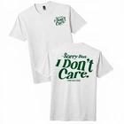 Унисекс Винтажная Саркастическая Цитата Извините, Но Мне Все Равно Графическая Футболка Хлопковая Футболка 2XL