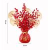 Chinese New Year Decoration Flower Basket, Christmas Red Berry Branches and Artificial Plants, Wedding, Dining Table Decoration